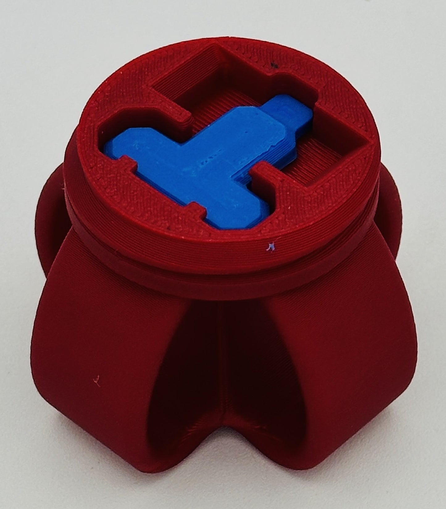 Blue & Red Annoying Gift Box 4x4x3" with 20 bolts + 3 Mini Figures