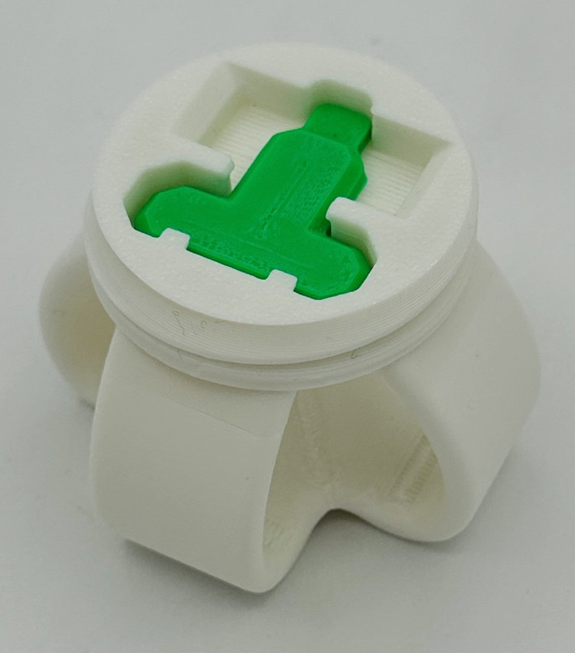 Green & White Annoying Gift Box 4x4x3" with 20 bolts + 3 Mini Figures