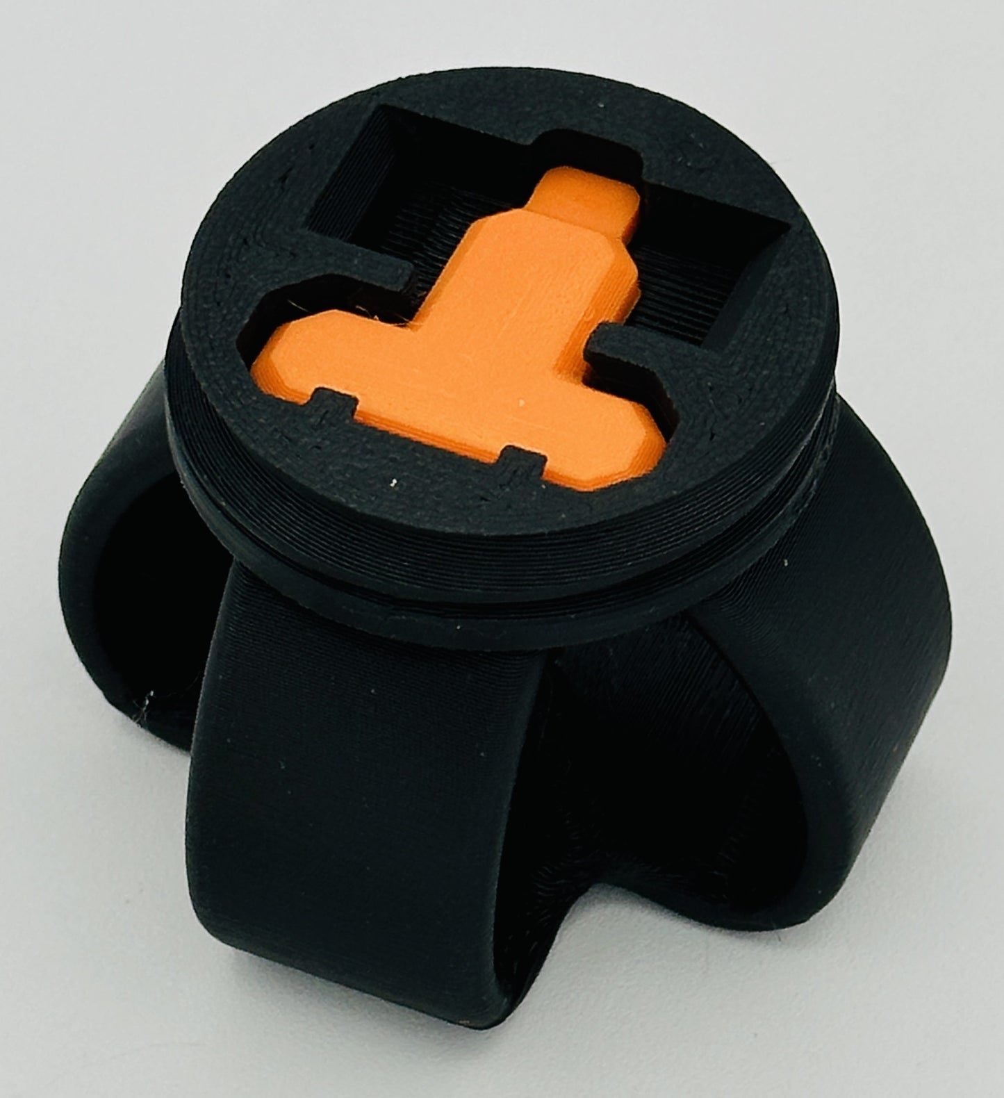 Orange & Black Annoying Gift Box 4x4x3" with 20 bolts + 3 Mini Figures