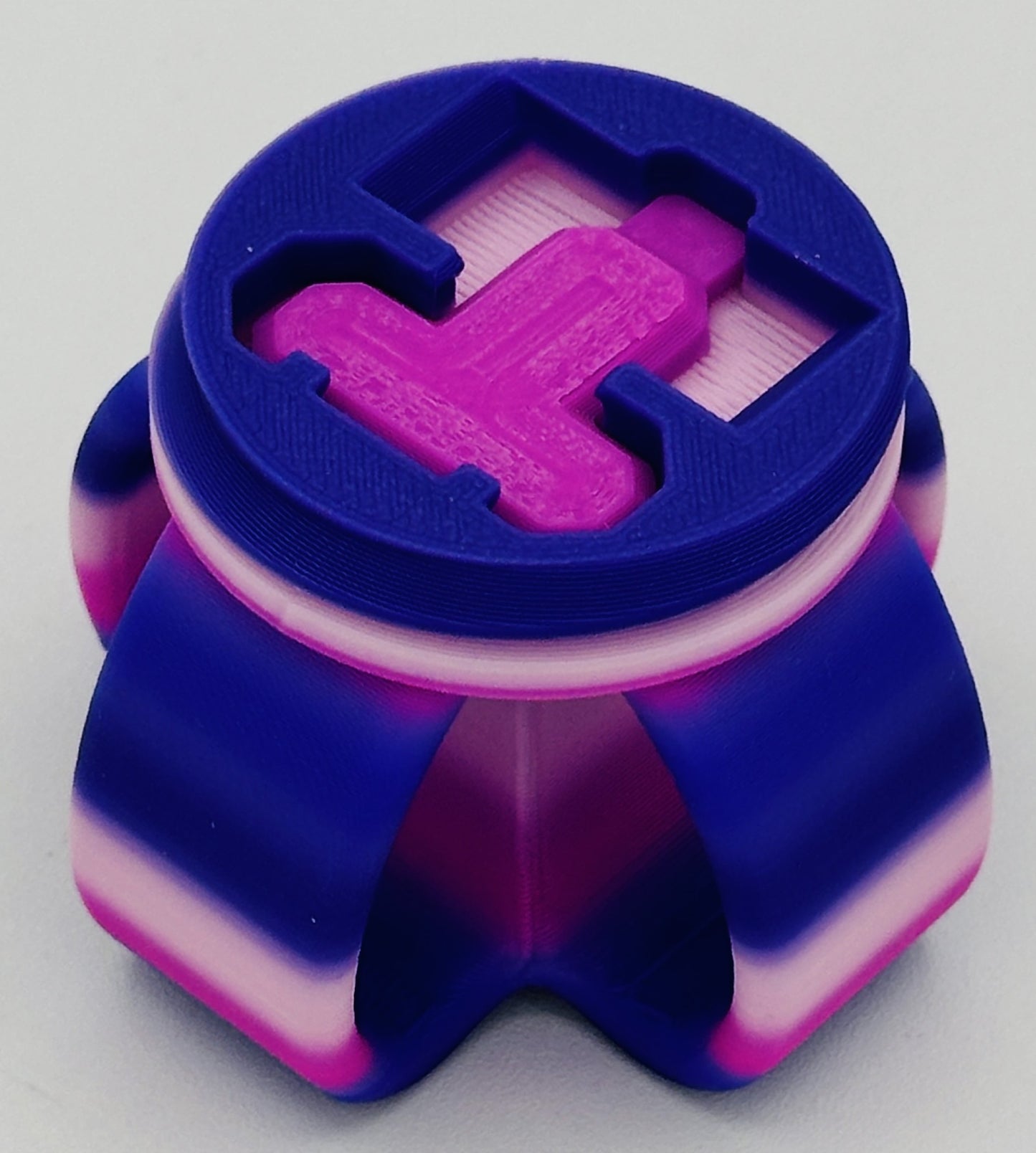 Purple Rainbow Annoying Gift Box 4x4x3" with 20 bolts + 3 Mini Figures