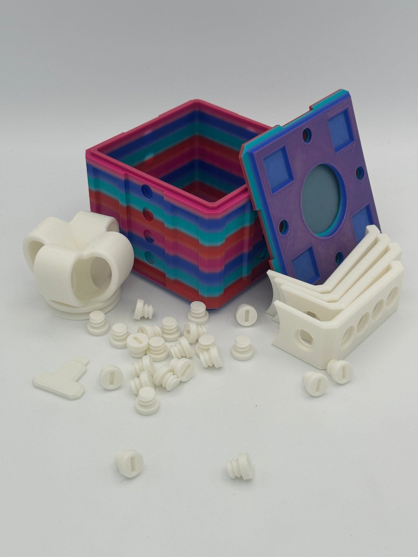 20 bolt Rainbow #6 & White Annoying Gift Box