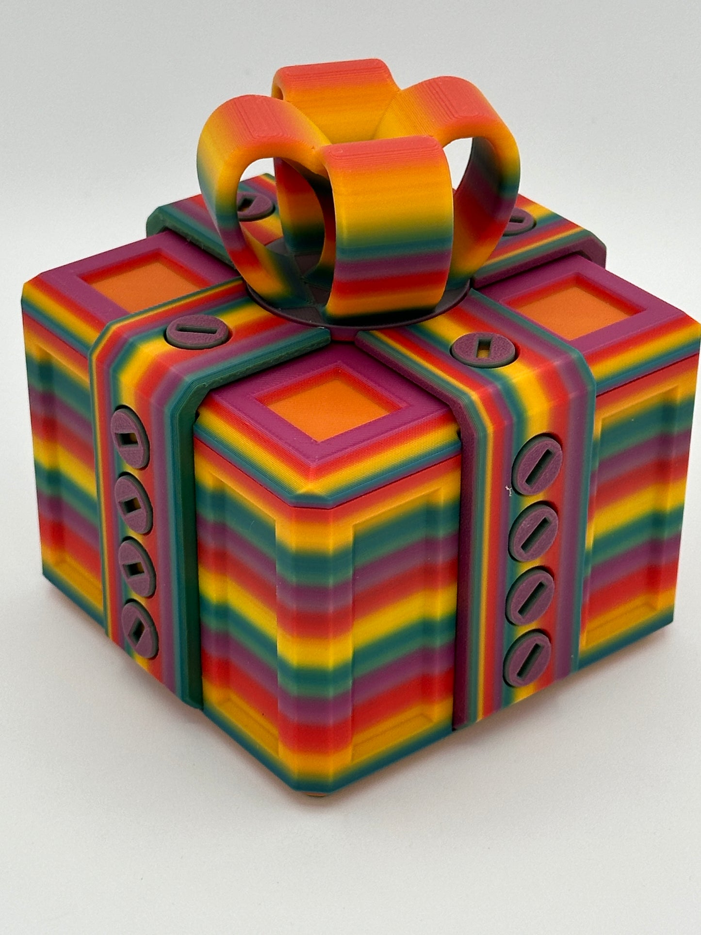 Annoying Gift Box w/ 20 bolts - Multiple Color Combinations