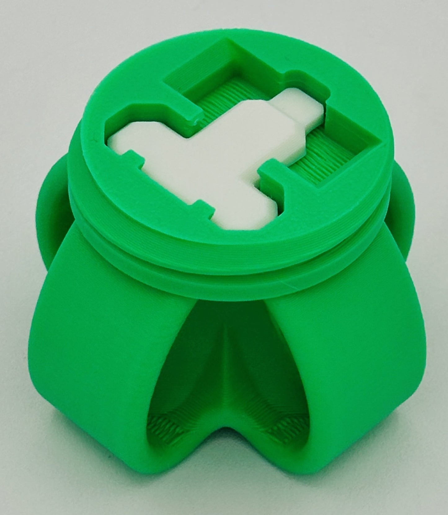 White & Green Annoying Gift Box4x4x3" with 20 bolts & 3 Mini Figures