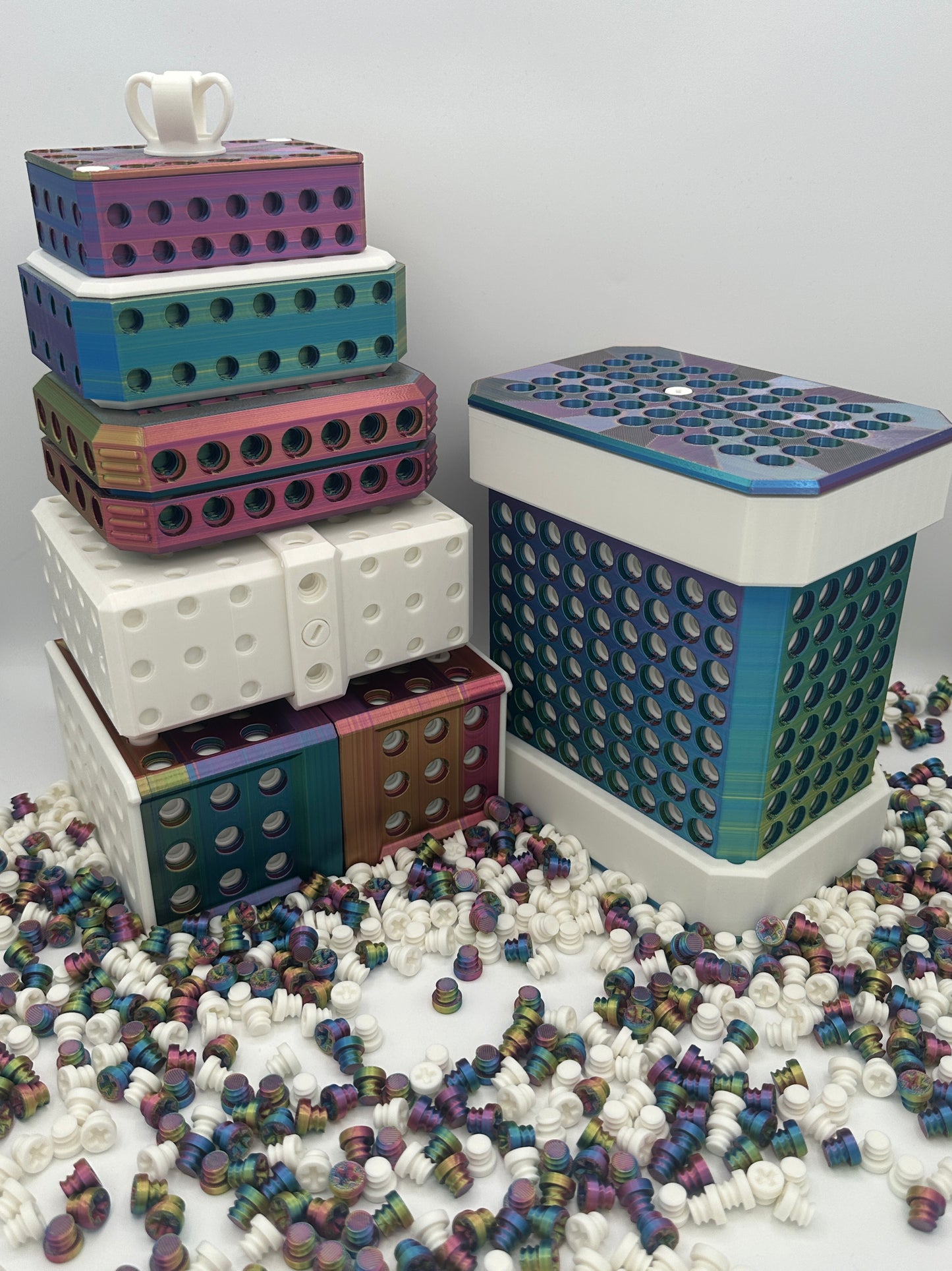 Extremely Annoying Gift Box w/ 666 bolts - Multiple Color Combinations
