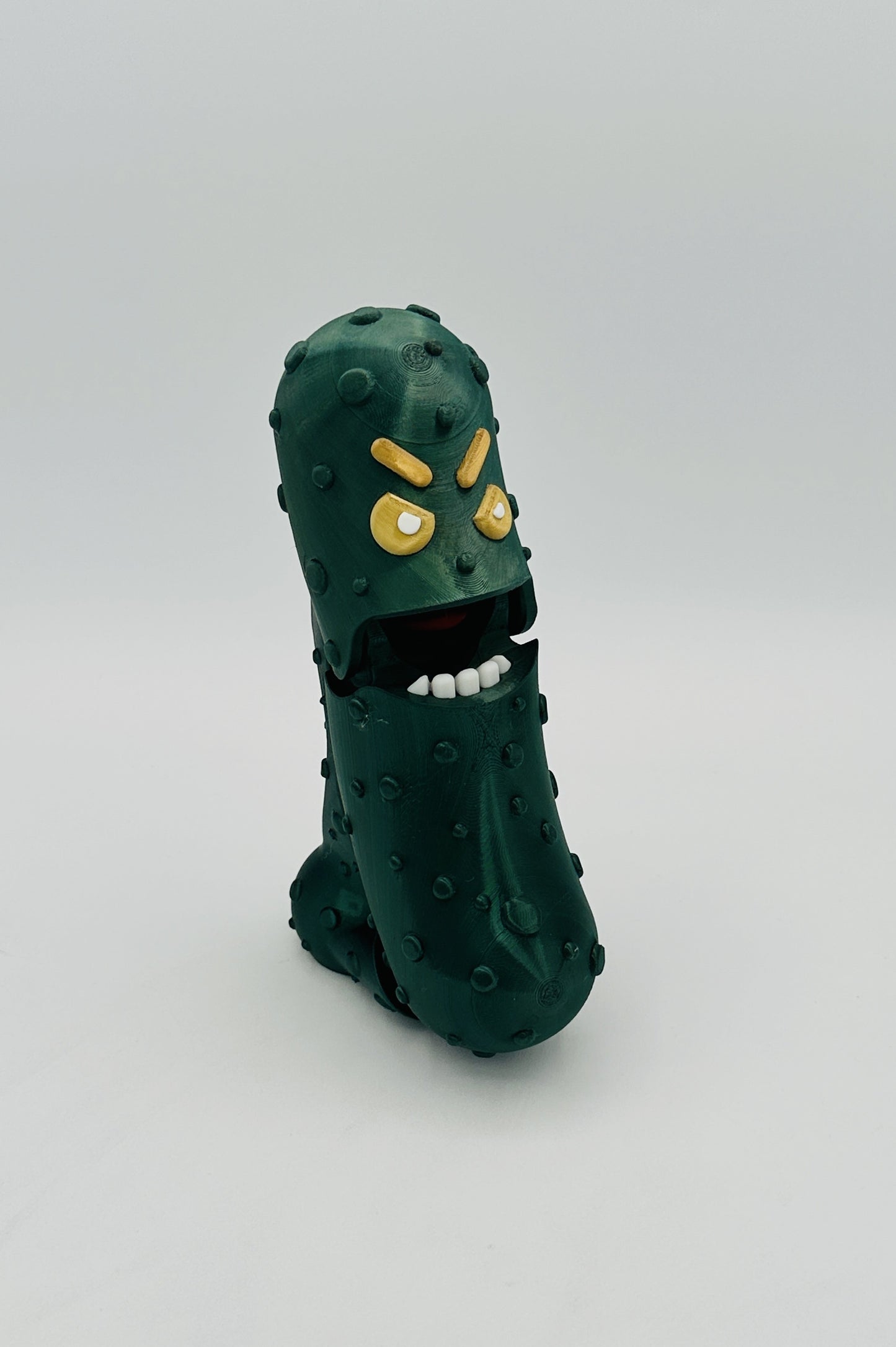 Angry Pickle - 7" Articulated Tickle Pickle with Butt stand