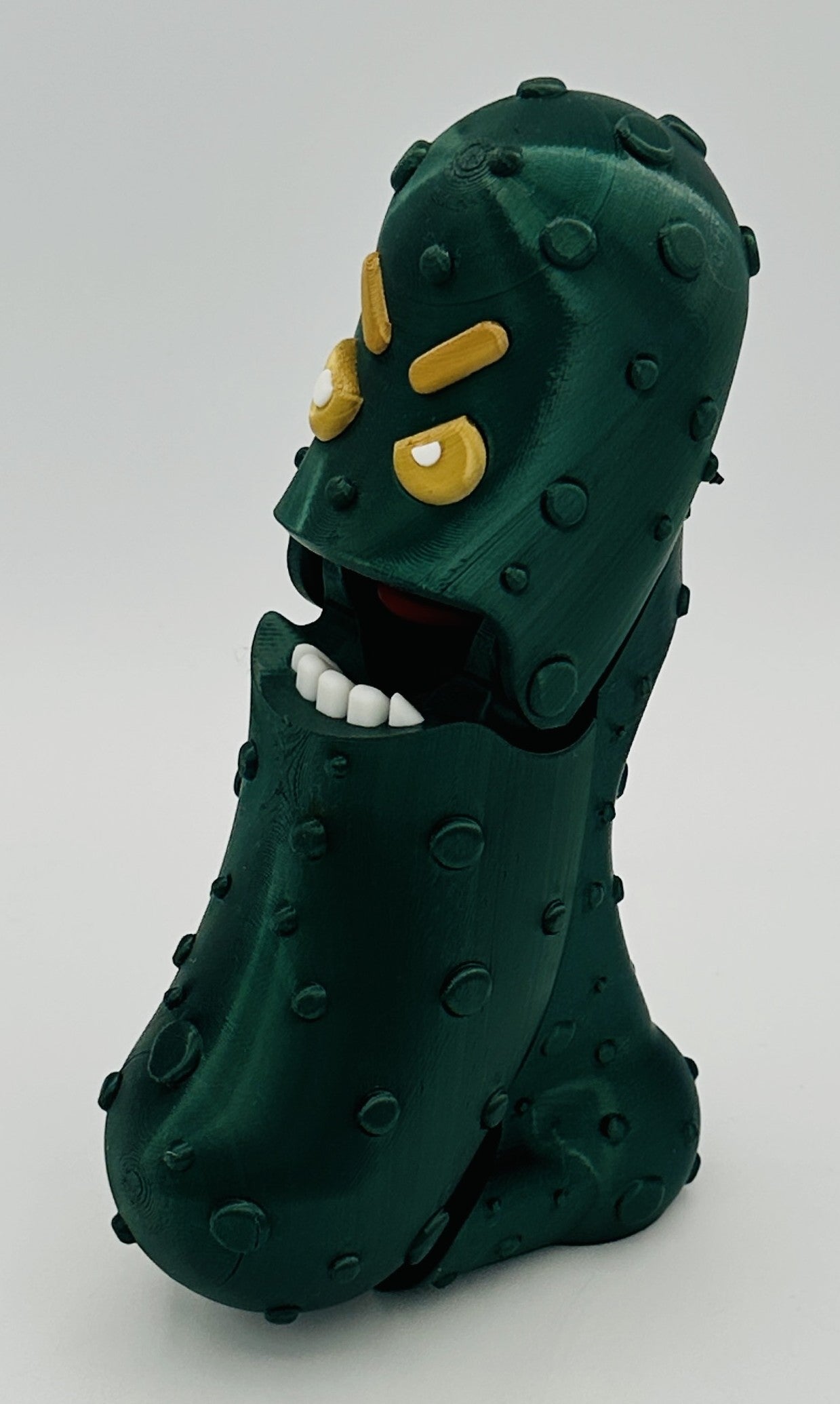 Angry Pickle - 7" Articulated Tickle Pickle with Butt stand