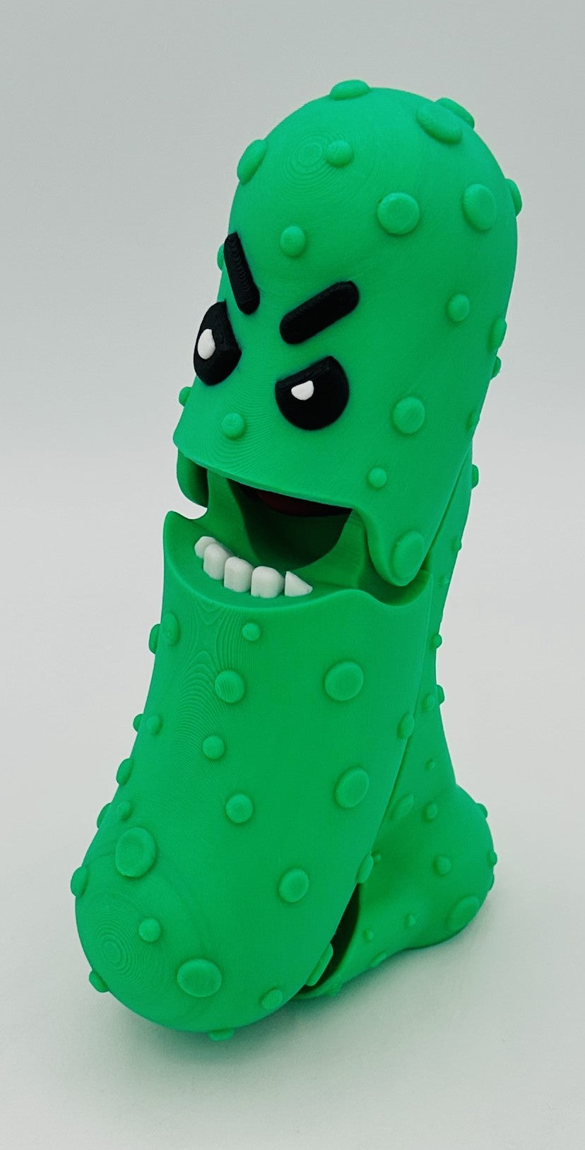 Angry Pickle - 7" Articulated Tickle Pickle with Butt stand