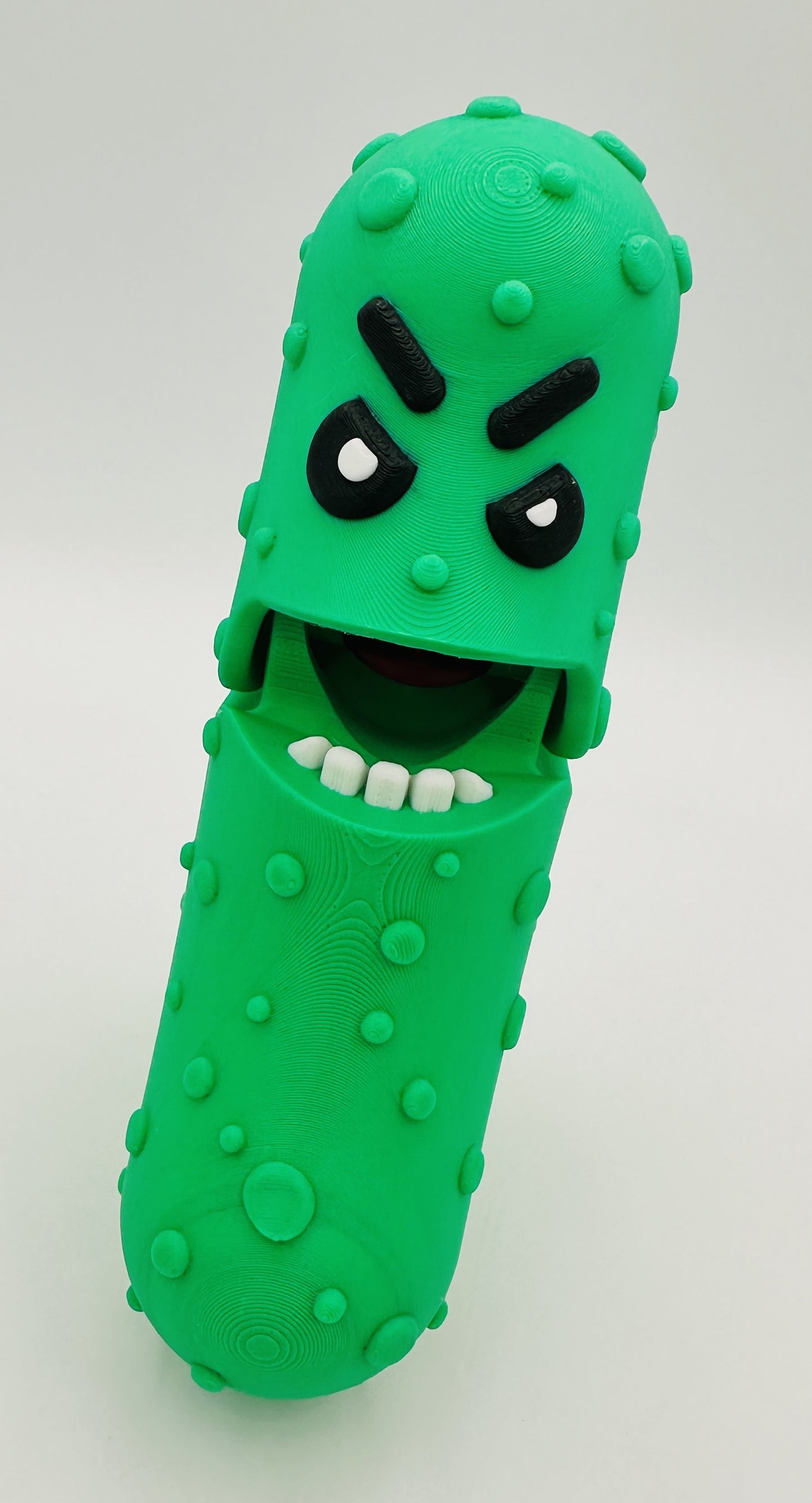 Angry Pickle - 7" Articulated Tickle Pickle with Butt stand