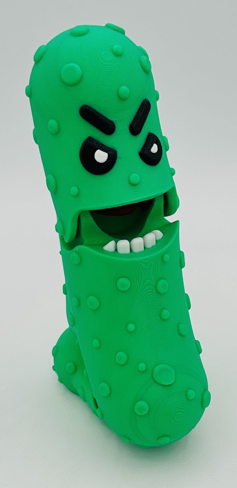 Angry Pickle - 7" Articulated Tickle Pickle with Butt stand