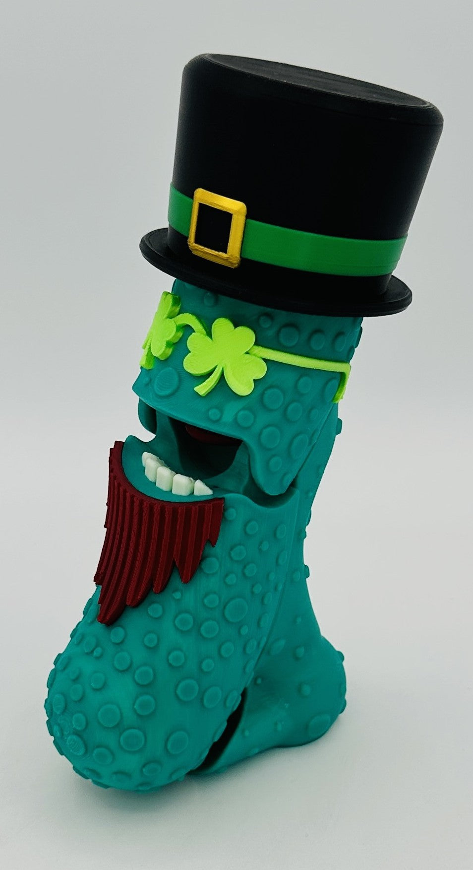 Leprechaun - 7" Articulated Tickle Pickle with Butt stand