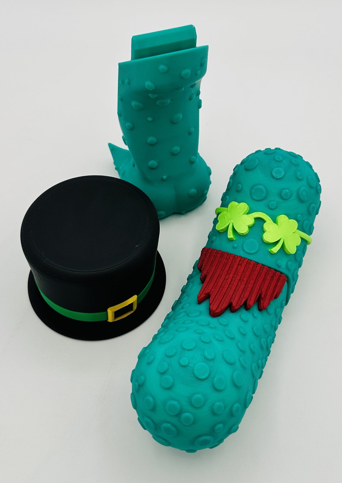 Leprechaun - 7" Articulated Tickle Pickle with Butt stand