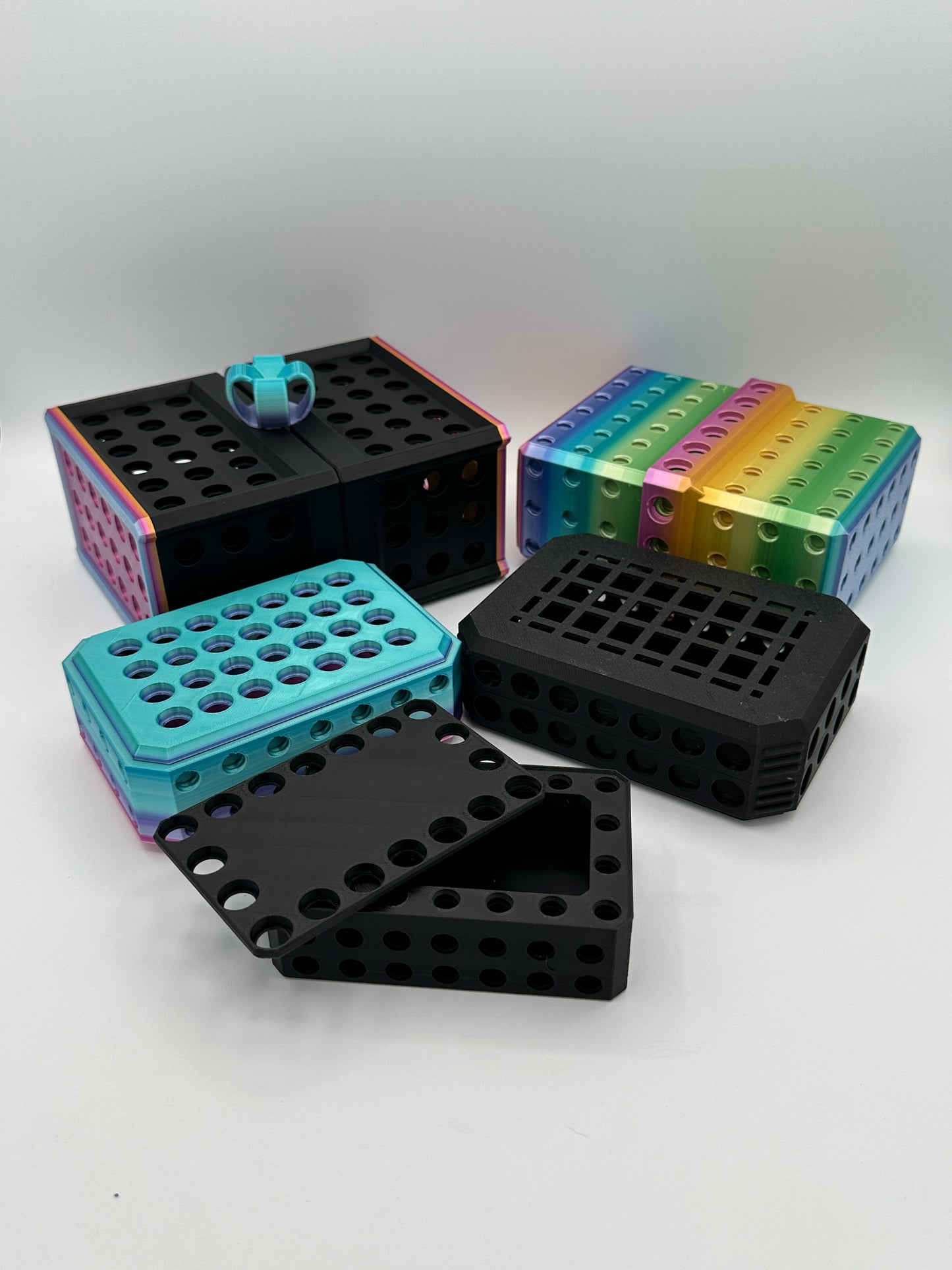 Black & Rainbow Extremely Annoying Gift Box with 296 screws