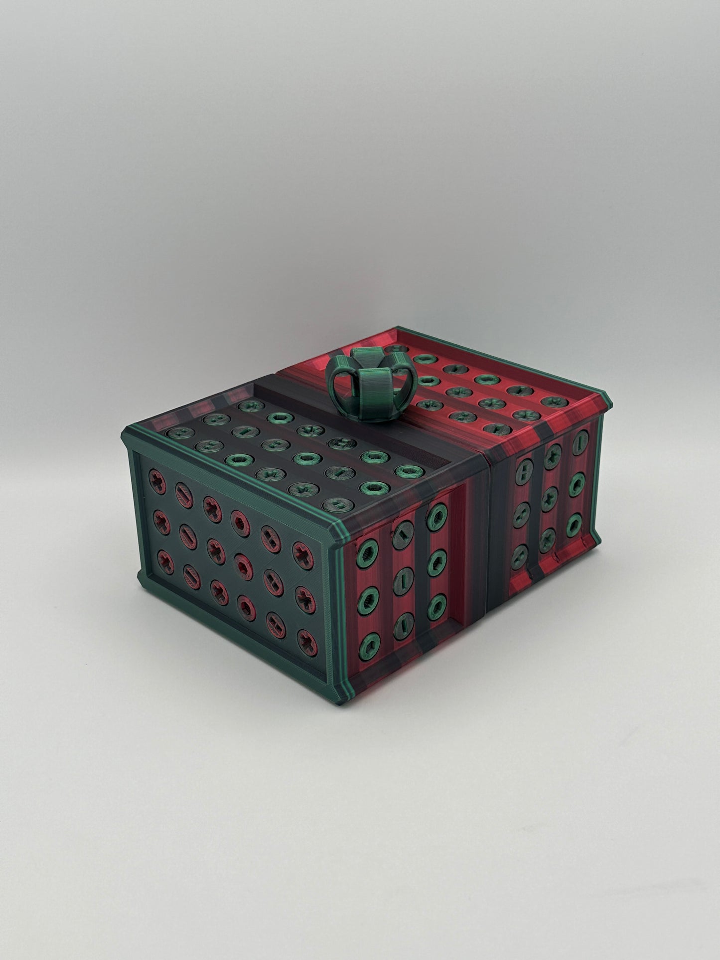 Red/Black & Green/Black Extremely Annoying Gift Box with 296 screws
