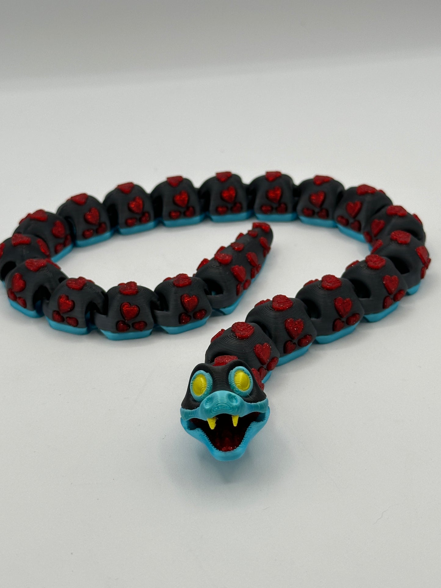 Adorable 19" Articulated Heart Snake