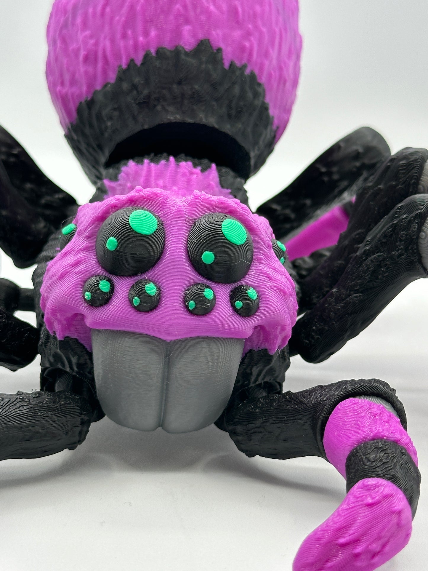 12" Tarantula - Purple & Black