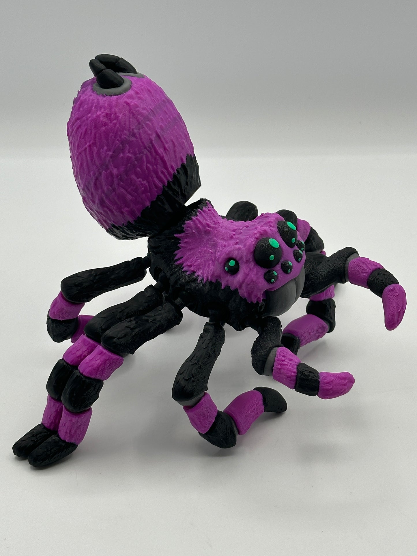 12" Tarantula - Purple & Black