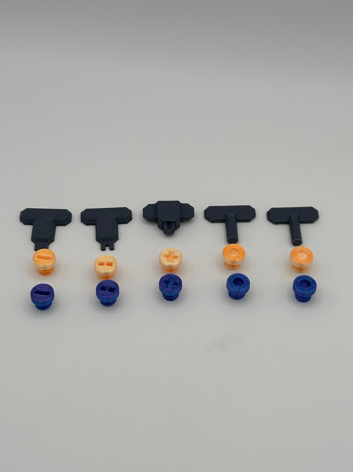 Orange & Blue Extremely Annoying Gift Box with 296 screws