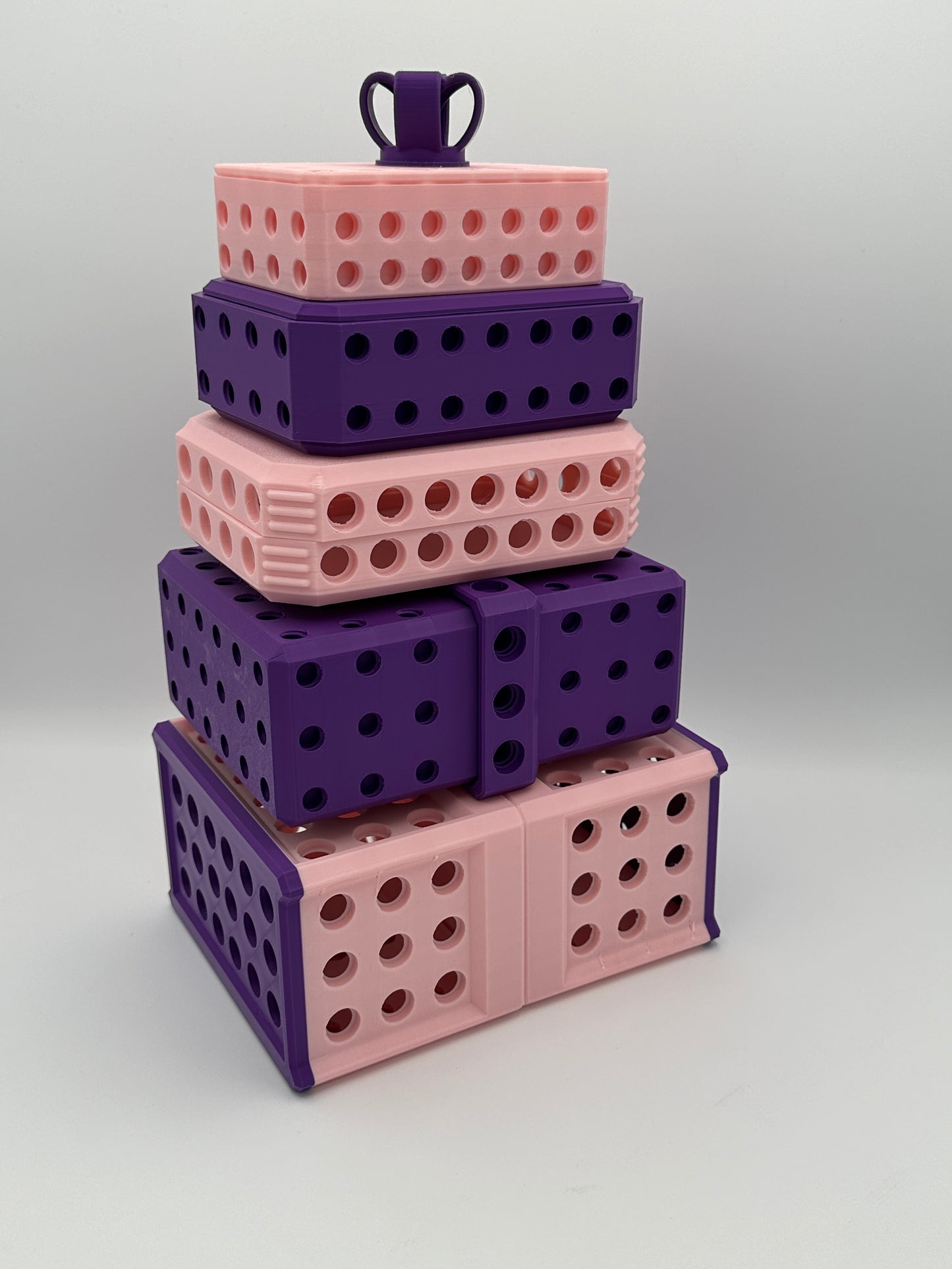Pink & Purple Extremely Annoying Gift Box with 296 screws