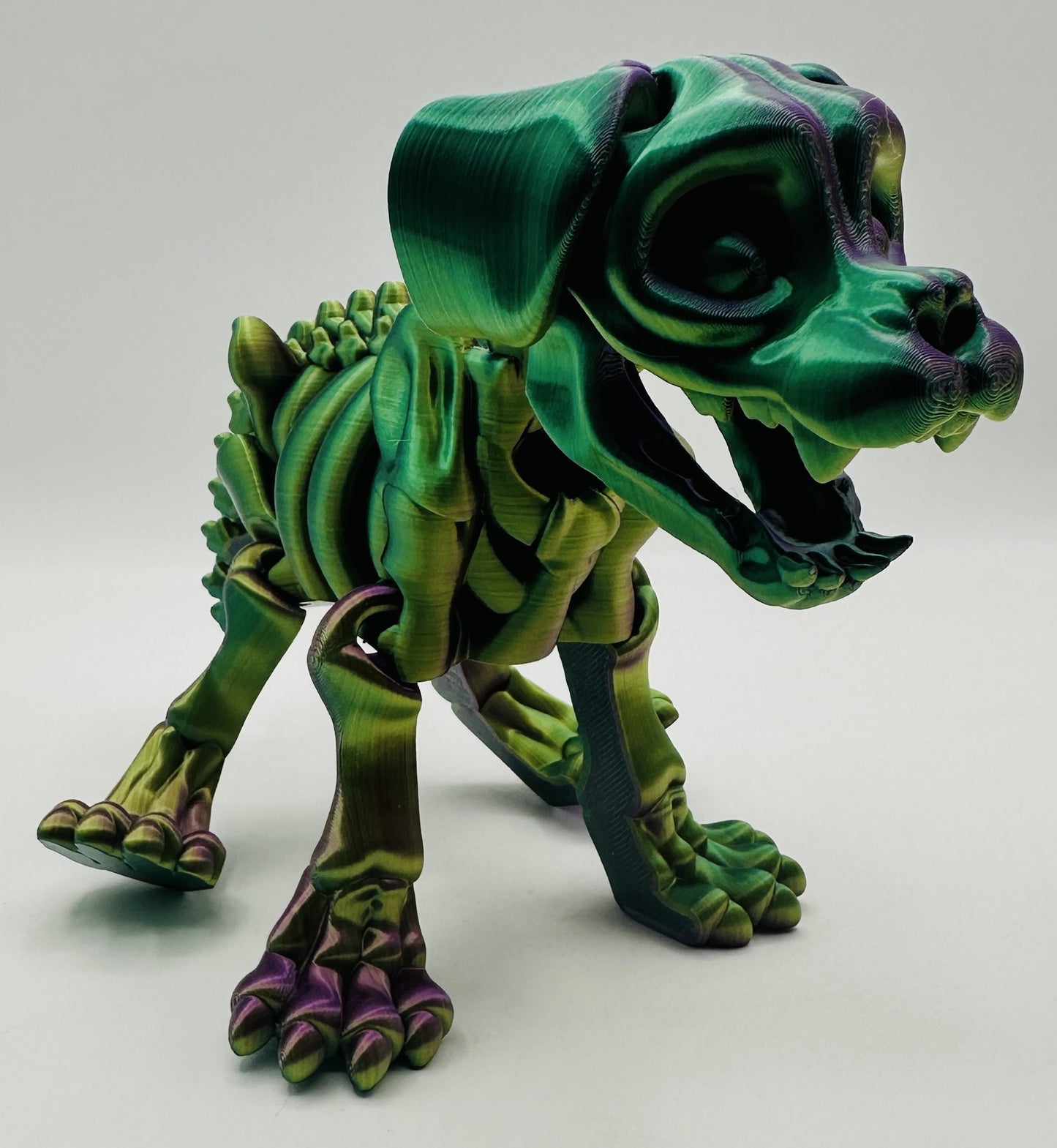 Skeleton Puppy, 9" Articulated Flexi Pet