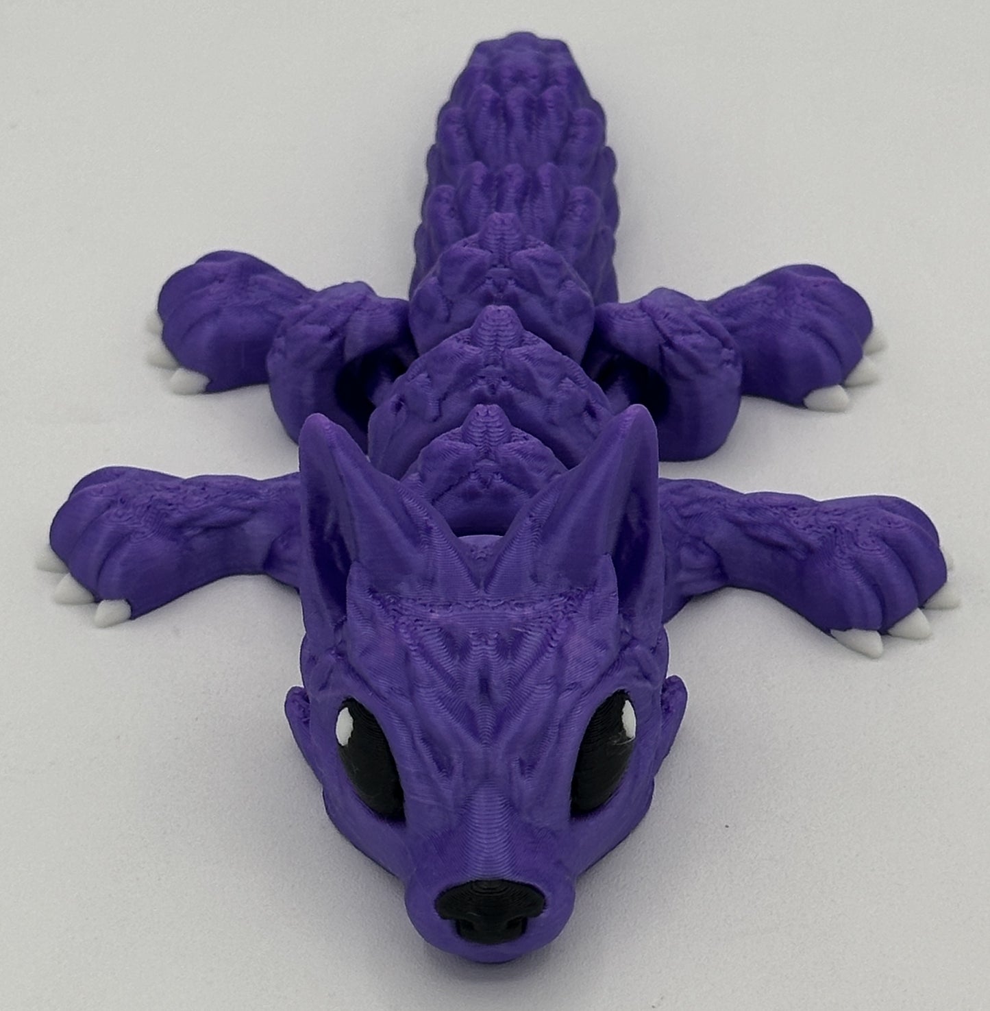 Wolf Pup - 6.5" Flexi Articulated Pet - Multiple Colors