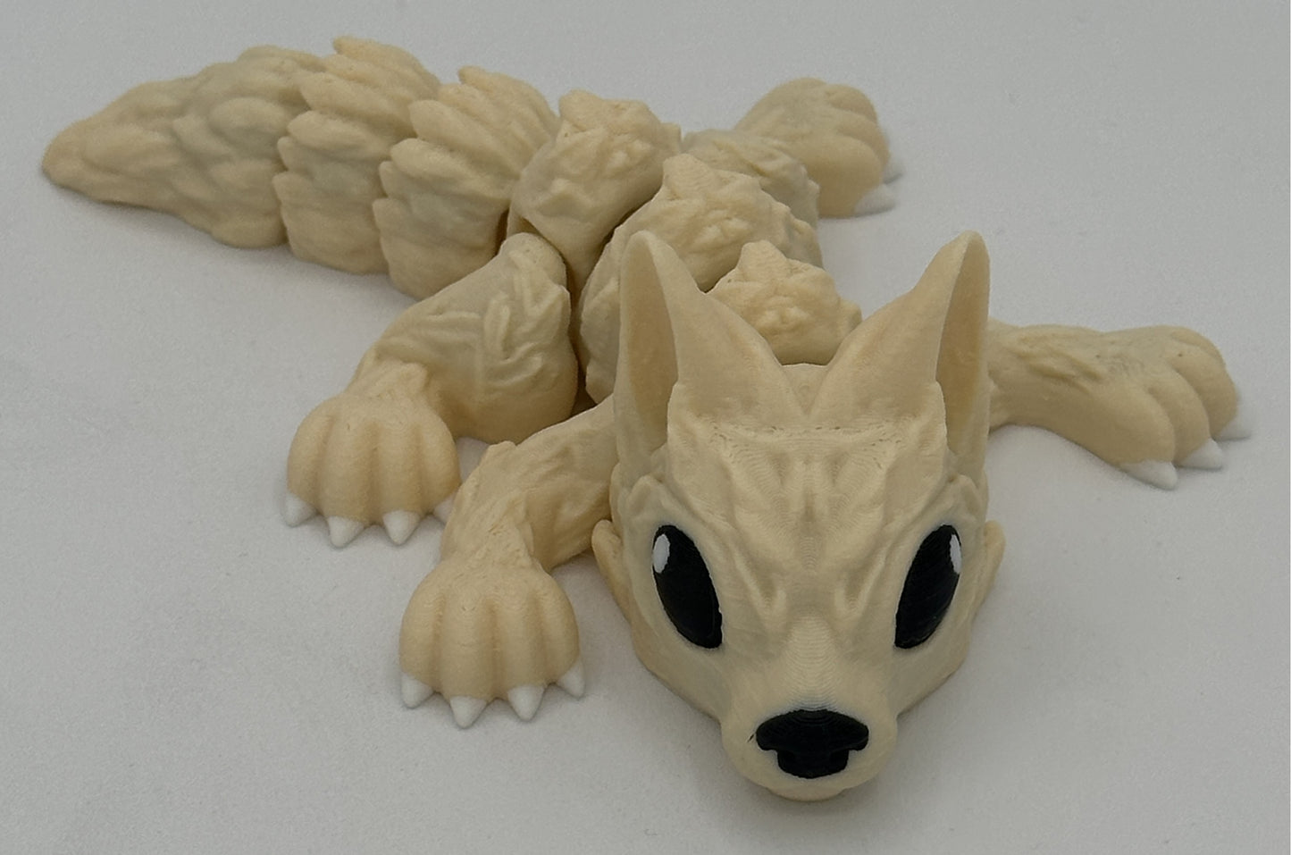 Wolf Pup - 6.5" Flexi Articulated Pet - Multiple Colors