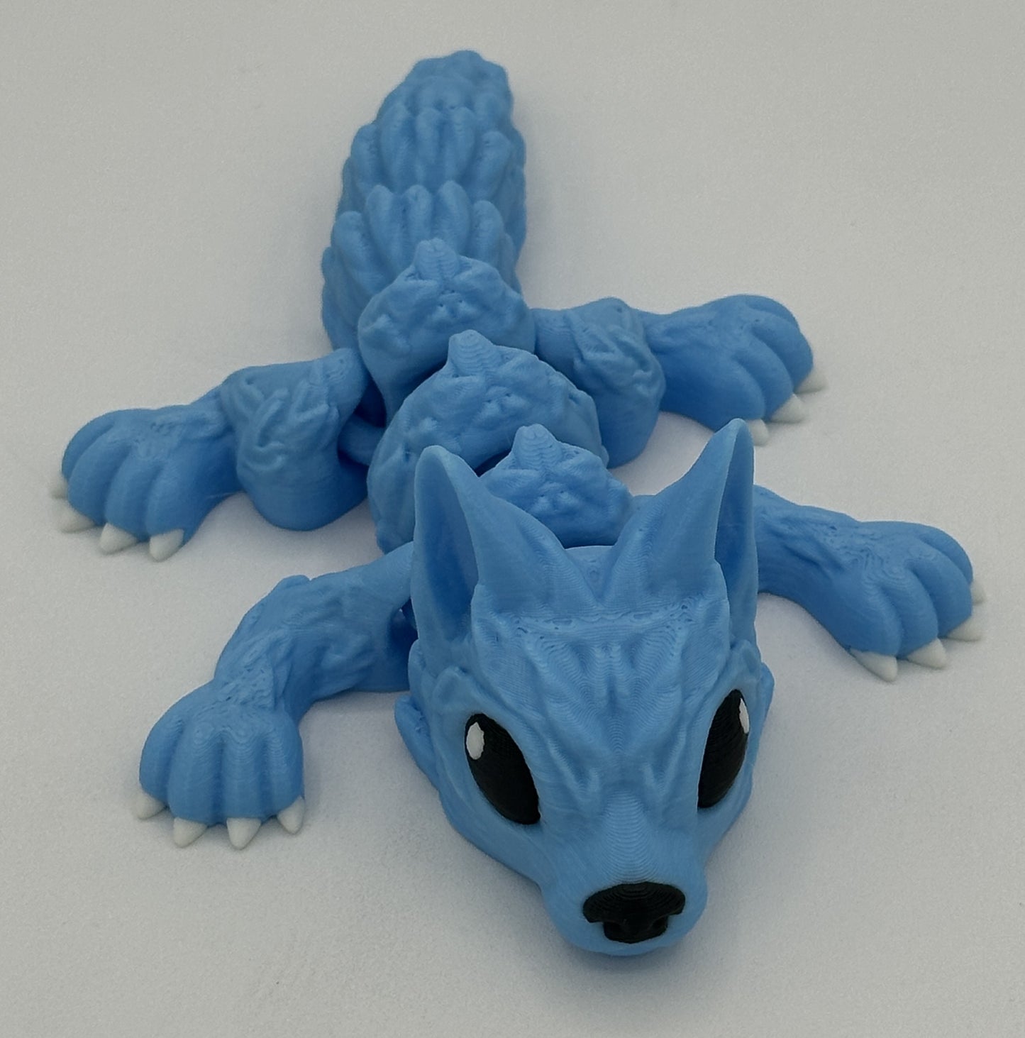 Wolf Pup - 6.5" Flexi Articulated Pet - Multiple Colors