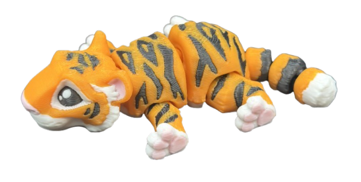 Tiger, Vibrant Articulating Pet