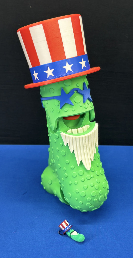 Uncle Sam - Giant 12" Articulated Tickle Pickle with Butt stand