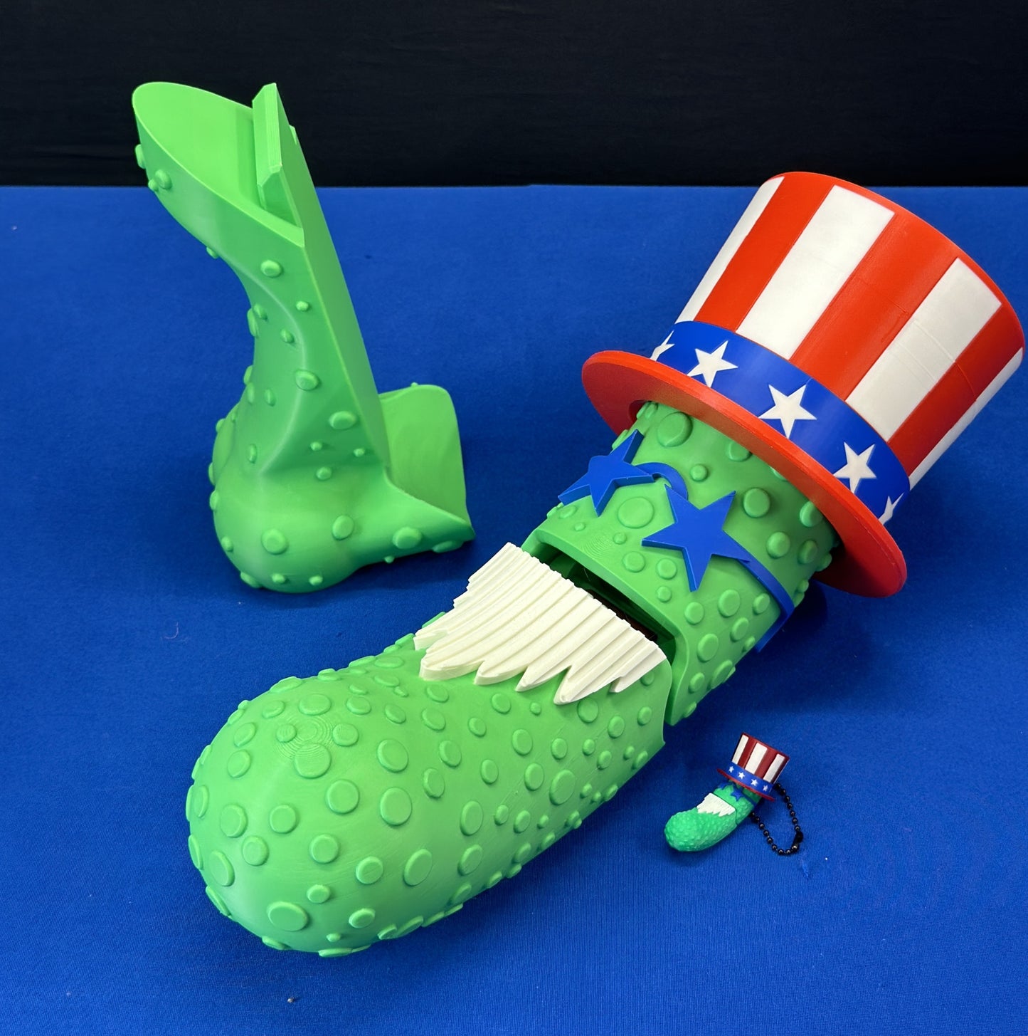 Uncle Sam - Giant 12" Articulated Tickle Pickle with Butt stand