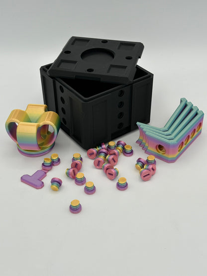 20 bolt Black & Rainbow #1 Annoying Gift Box