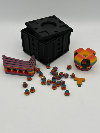 20 bolt Black & Rainbow #2 Annoying Gift Box