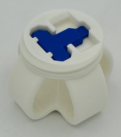 Blue & White Annoying Gift Box 4x4x3" with 20 bolts + 3 Mini Figures