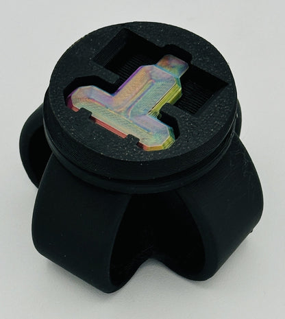 Golden/Purple/Red/Blue (4 tone shimmer) & Black Annoying Gift Box with 20 bolts & 3 Mini Figures