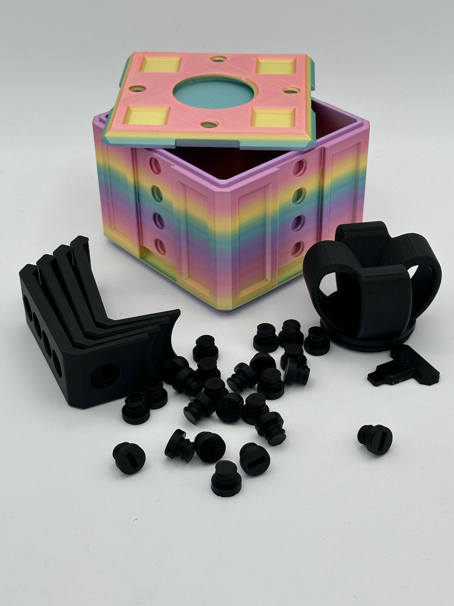 20 bolt Rainbow #1 & Black Annoying Gift Box