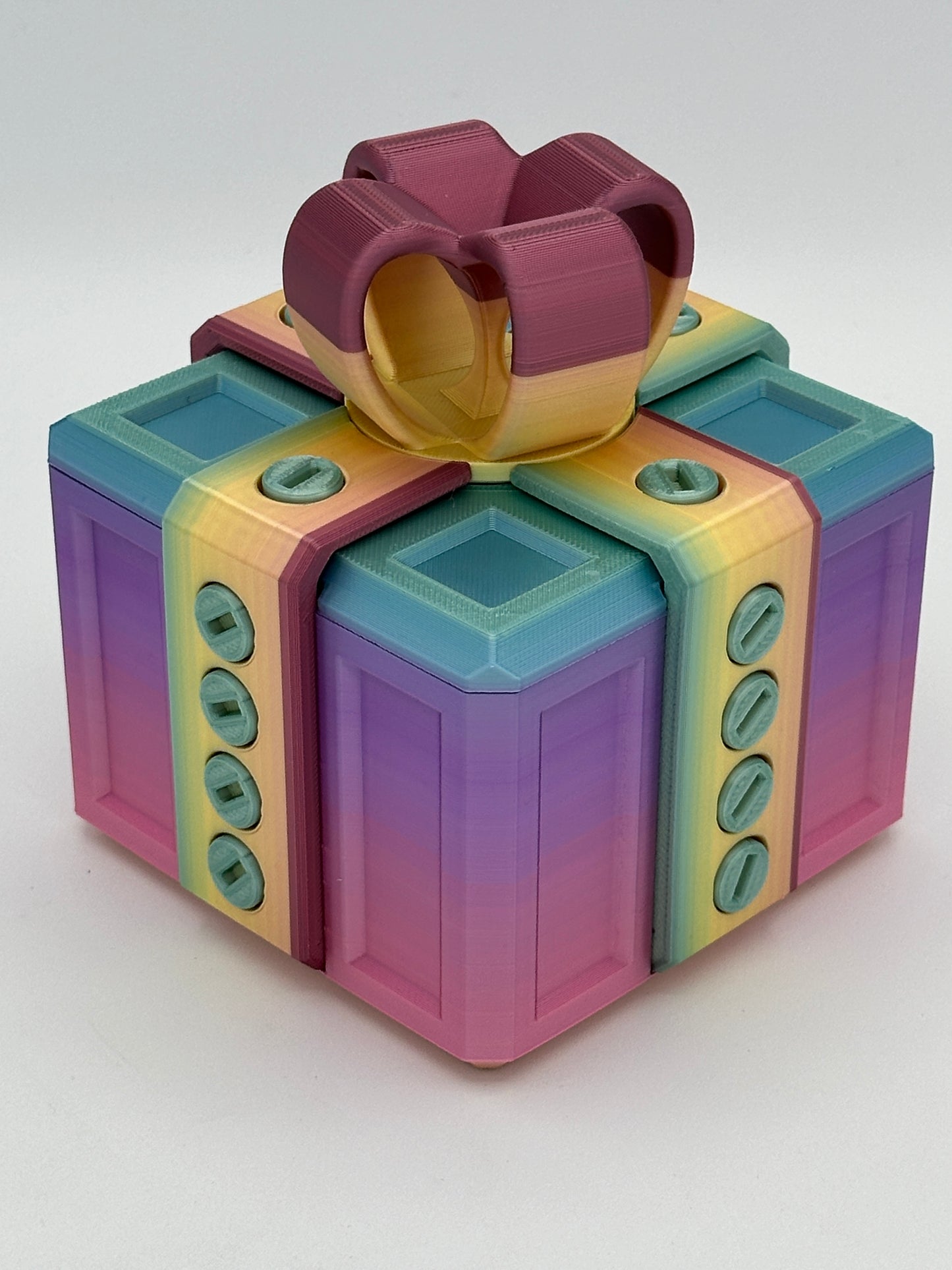 Annoying Gift Box w/ 20 bolts - Multiple Color Combinations