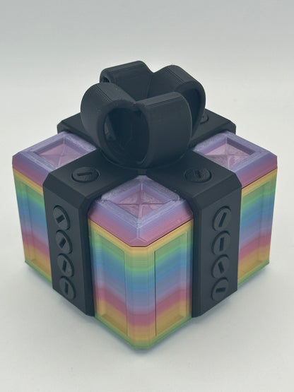 20 bolt Rainbow #4 & Black Annoying Gift Box