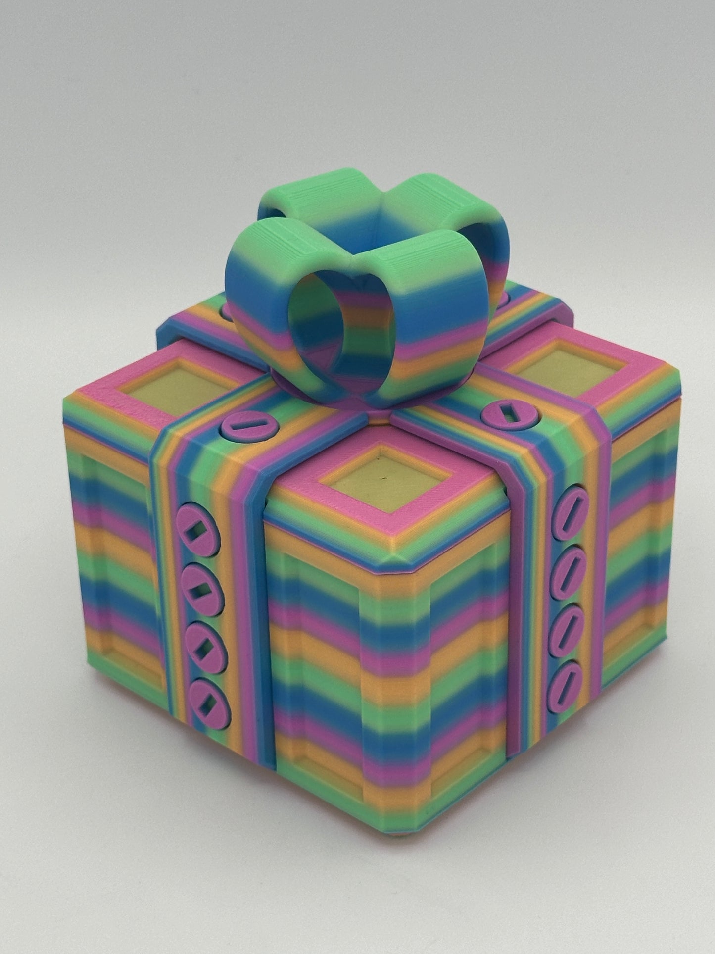 Annoying Gift Box w/ 20 bolts - Multiple Color Combinations
