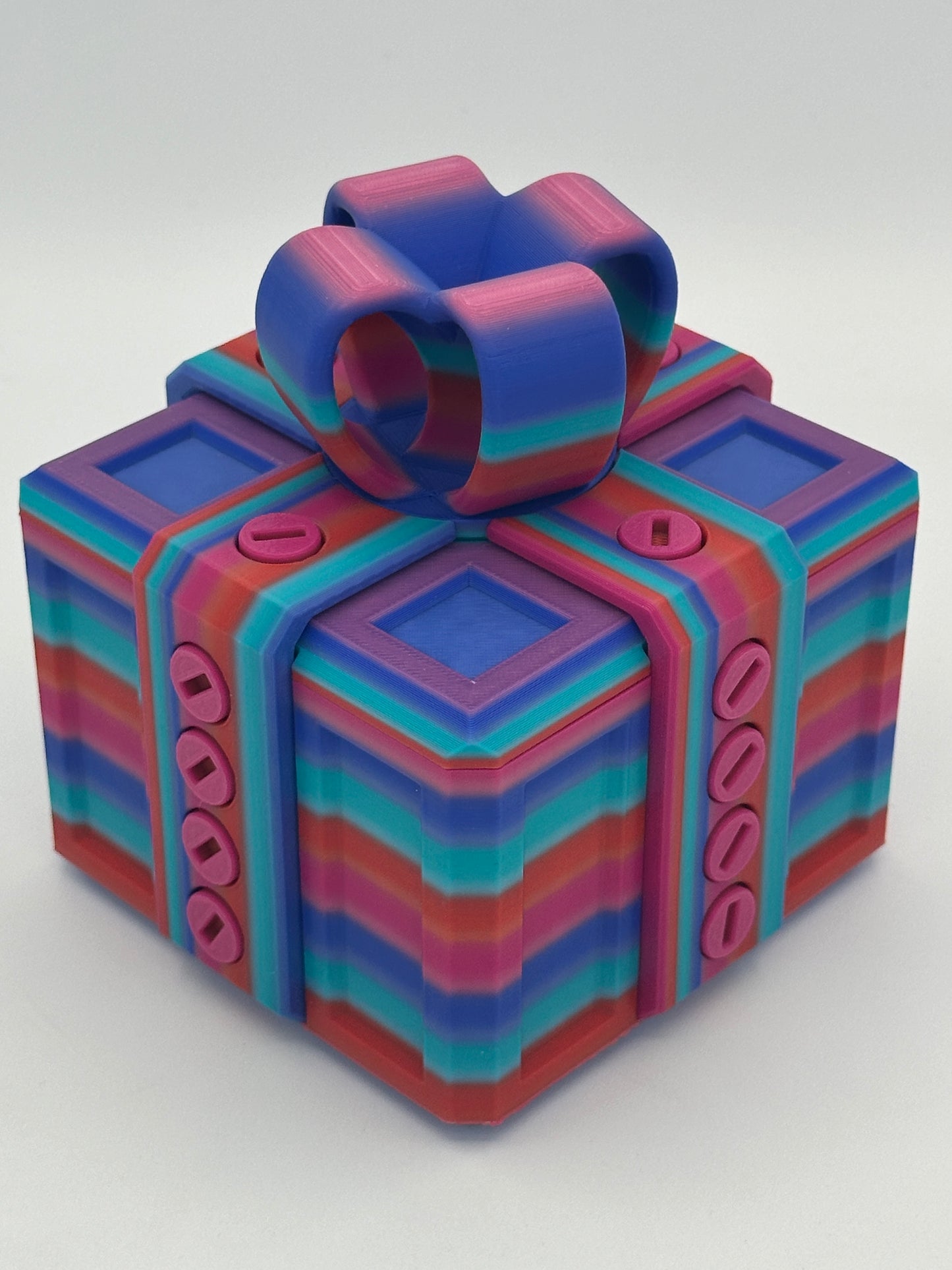 Annoying Gift Box w/ 20 bolts - Multiple Color Combinations