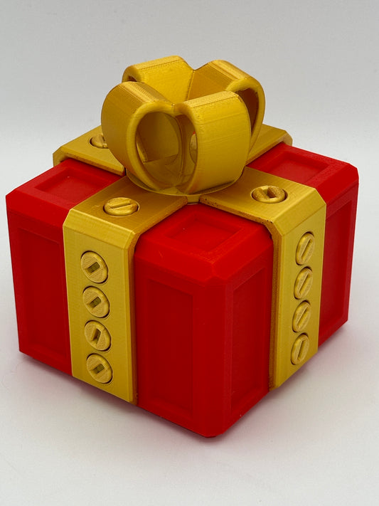 20 bolt Red & Gold Annoying Gift Box