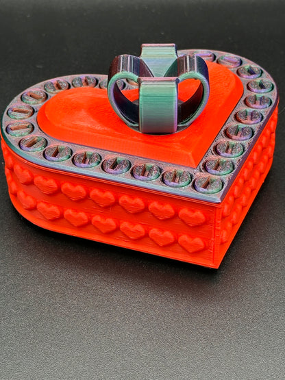 Heart Annoying Gift Box w/ 25 bolts - Multiple Color Combinations