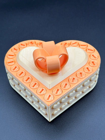 Heart Annoying Gift Box w/ 25 bolts - Multiple Color Combinations