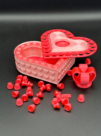 Heart Annoying Gift Box w/ 25 bolts - Multiple Color Combinations