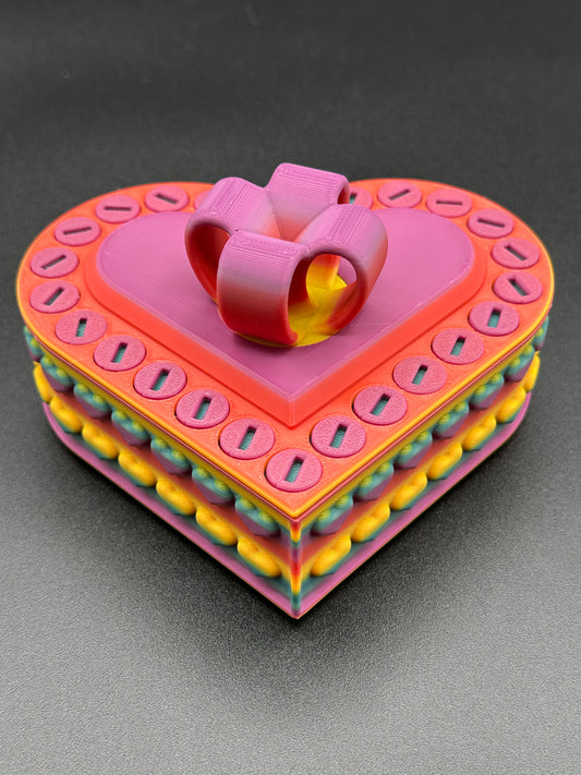 Heart Annoying Gift Box w/ 25 bolts - Multiple Color Combinations