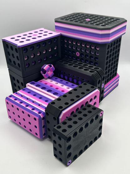 666 bolt Black & Purple Rainbow Extremely Annoying Gift Box