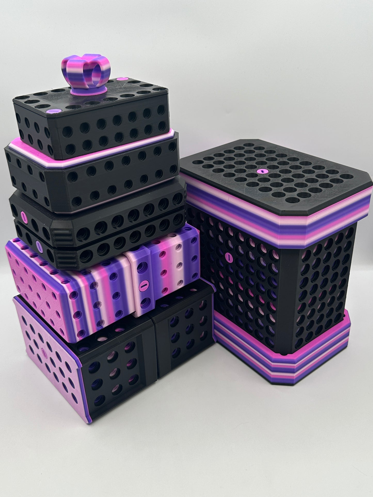 666 bolt Black & Purple Rainbow Extremely Annoying Gift Box