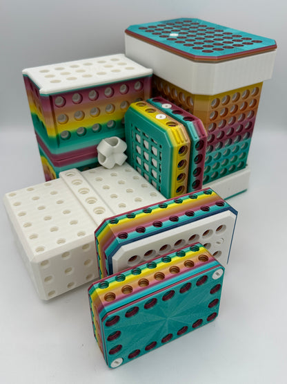 666 bolt Macaron Silk Rainbow & White Extremely Annoying Gift Box