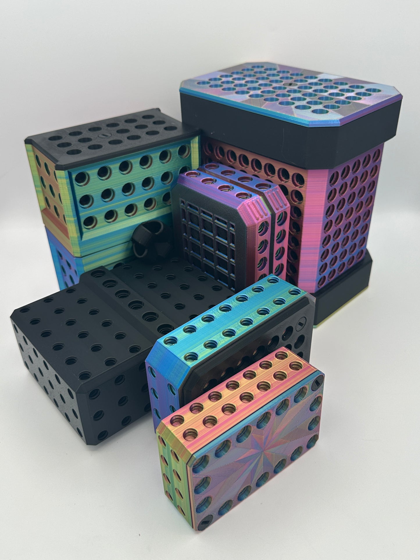 666 bolt Red/Yellow/Blue Shimmer & Black Extremely Annoying Gift Box