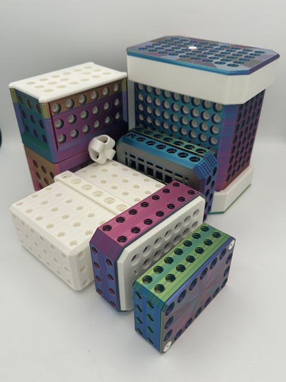 666 bolt Red/Yellow/Blue Shimmer & White Extremely Annoying Gift Box