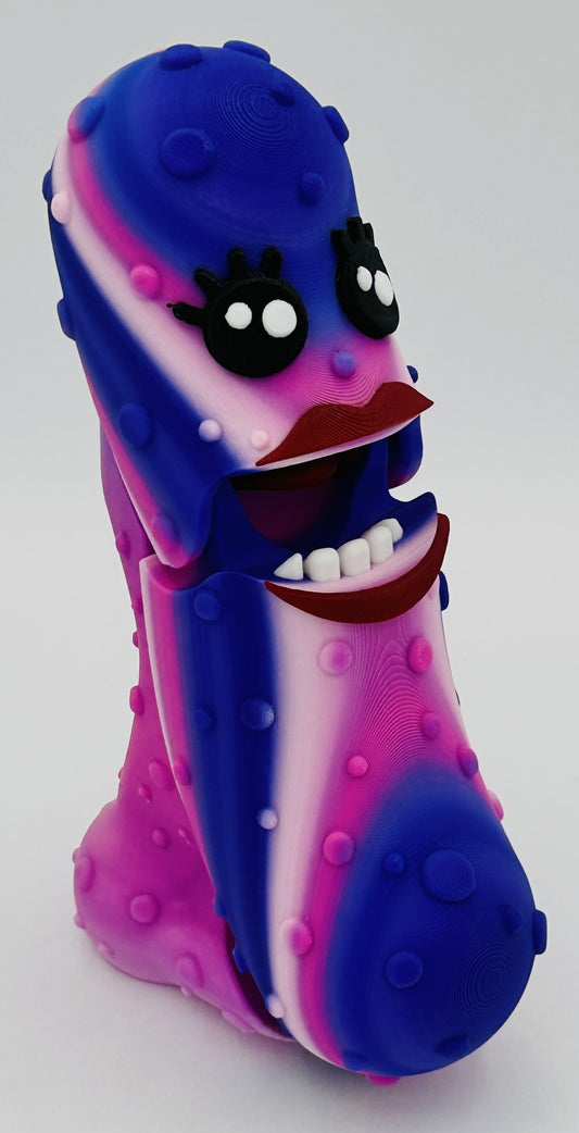 Mrs. Pickles - 7" Articulated Tickle Pickle with Butt stand