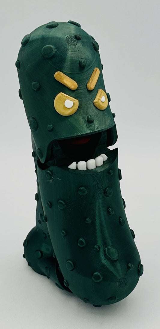 Angry Pickle - 7" Articulated Tickle Pickle with Butt stand